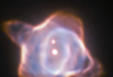 哈勃望远镜观察黄貂星云的快速演变中心星