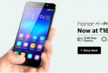 华为的Honor品牌降低了其Honor 6 智能手机在印度的价格