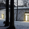 腾宝在瑞典自然保护区完成了松果风格的步道中心