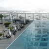 TommasoBernabòSilorata在两个相匹配的摩天大楼之间提议的绿化泳池