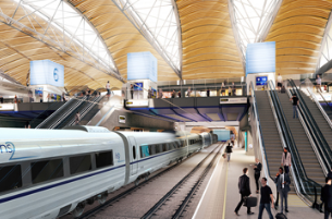  格里姆肖推出了伦敦Euston车站的HS2改版入口和平台 