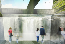 Snøhetta团队设计美国第二大瀑布旁的河道