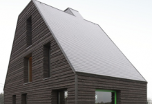 突出的砖砌结构为比利时Lezze的HouseVR提供了带肋的立面