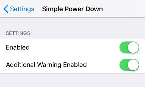  PowerdownOptions可让您从iOS的掉电菜单中重生 