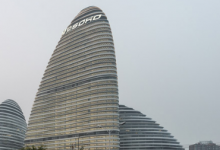 扎哈哈迪德的望京苏豪区综合体在北京即将竣工
