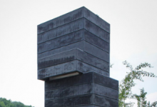 Modulorbeat在堆叠的混凝土塔内创建一个人桑拿房