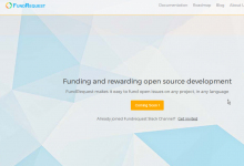 FundRequest平台提供了一种工具可以伸手找到对开源代码的支持