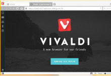 Vivaldi浏览器的底部栏提供了更好的视觉一致性