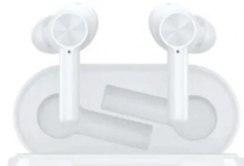 OnePlus Buds Z耳机官方图片展示了硅胶笔尖设计