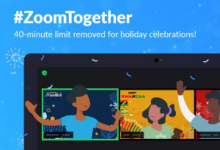 在圣诞节和新年期间Zoom暂时取消了40分钟的通话限制