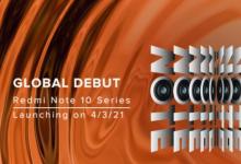 Redmi Note 10系列将于3月4日在全球推出