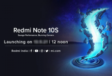 Redmi Note 10S的关键规格包括6.43英寸AMOLED显示屏