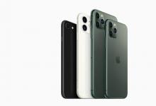 2020年第一季度，苹果iPhone在5款高级智能手机中排名前四