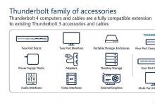 英特尔详细介绍Thunderbolt 4：两台4K显示器或一台8K，4端口扩展坞和100W充电