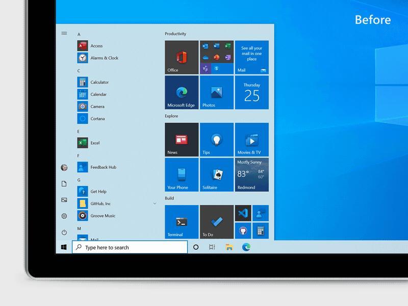 微软发布了大量Windows 10 Build 19042.421 – 20H2可能是主要版本