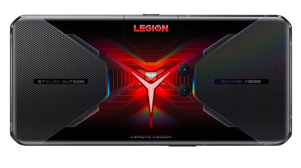 联想的Legion游戏手机侧面带有弹出式相机
