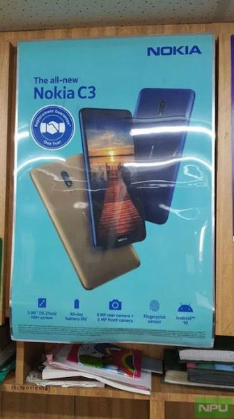 营销海报显示诺基亚C3可能很快在推出