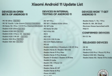 小米将发布Android 11更新的型号