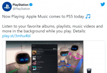 苹果Apple Music正式登陆索尼PS5
