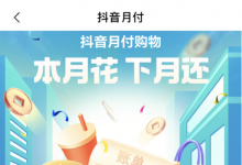 便捷可信的消费服务，尽在抖音月付