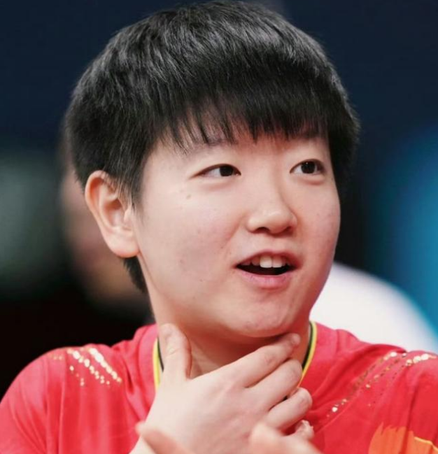 孙颖莎说对手的五环项链好看